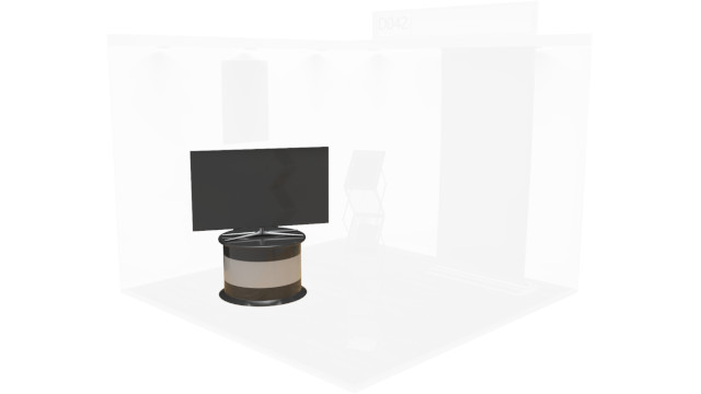 TV on Plinth - Virtual Exhibition Stand Catalogue